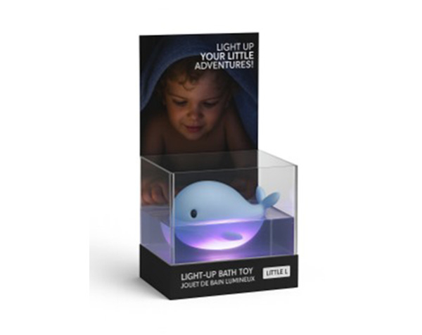 Display for luminous bath toys de Little L Lights