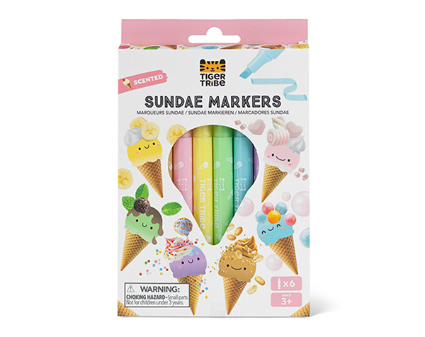 Scented Sundae Markers  de Tigertribe Papeleria