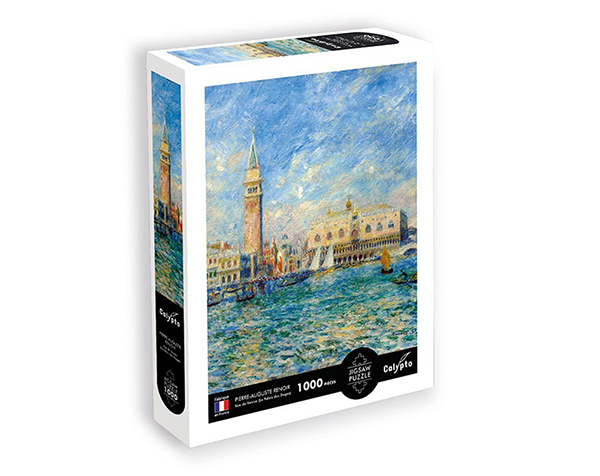Puzzle 1000 pc Vue de Venise (Le Palais des Doges) - Pierre-Auguste Renoir de Calypto