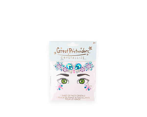 Face Crystals Sheet - Butterfly Garden (3 pcs) de GP Stickers y Tattoos