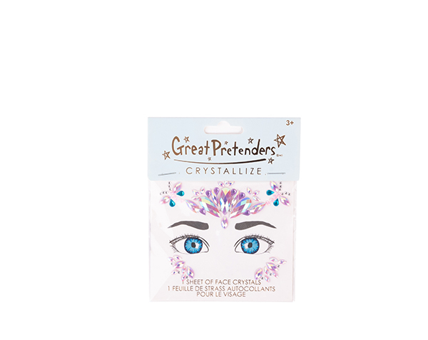 Face Crystals Sheet - Fairy Flutter (3 pcs) de GP Stickers y Tattoos
