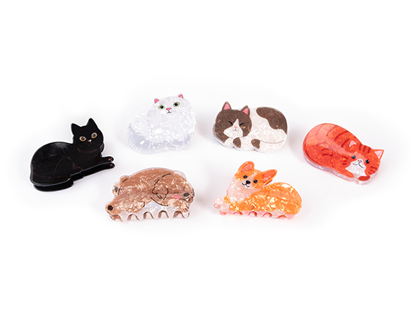 Raining Cats and Dogs Claw Clip Set (6 pcs), 6 styles assorted de GP NOVEDADES ENERO 2026