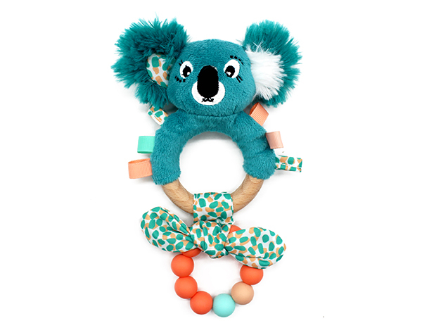 Berlingos The Koala Silicone & Wood Teether Ring de Les Déglingos