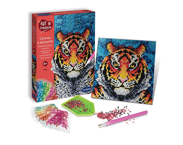 Canevas a Diamanter Tigre de Sentosphere Express