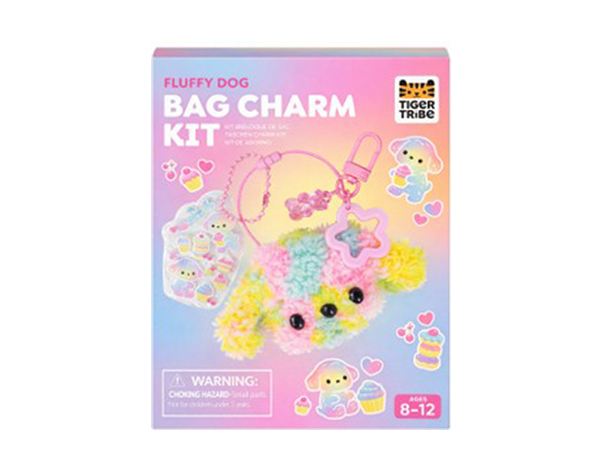 Bag Charm Kit - Fluffy dog (set 12 uds) de Tigertribe Manualidades