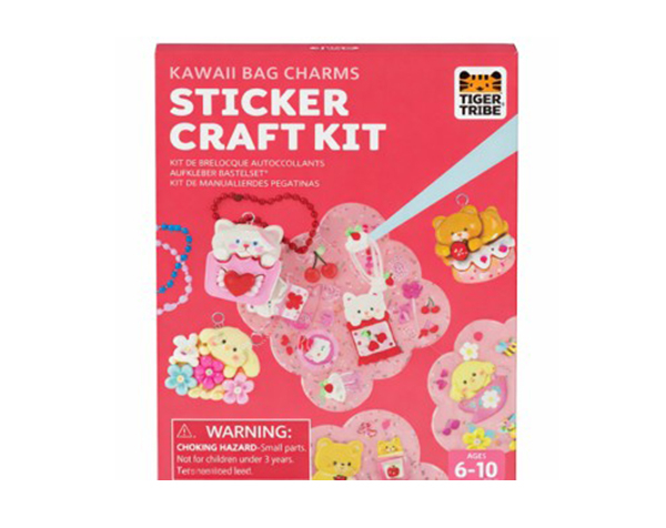 Sticker Kraft Kit - Kawai Bag Charms  de Tigertribe Manualidades