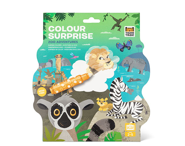 Colour surprise zoo adventures de Tigertribe Manualidades