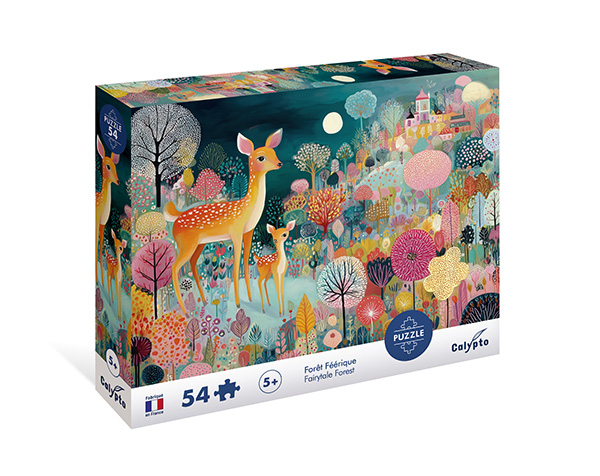 Puzzle 54 pièces - Forêt Féérique de Calypto