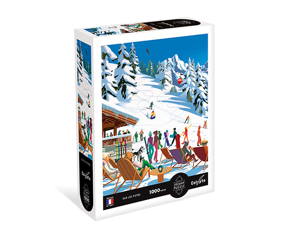 Puzzle 1000 pièces - Sur les pistes de Calypto