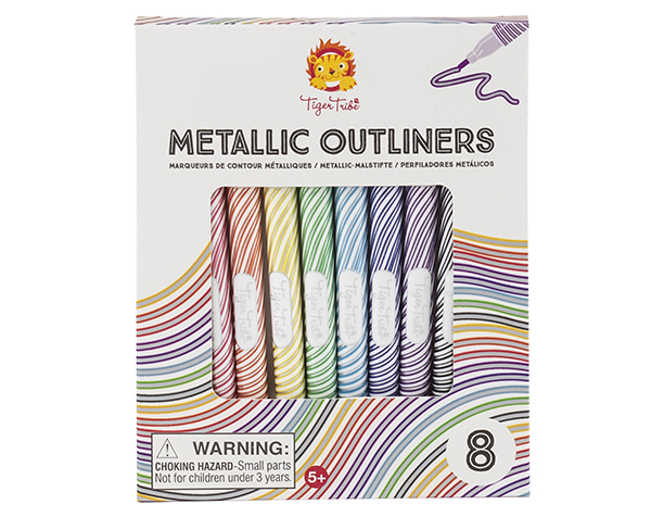 Metallic Outline Markers de Tigertribe Papeleria