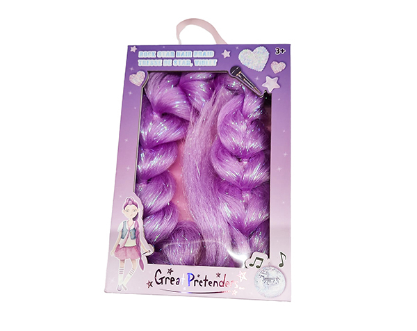 Rock Star Hair Braid, Purple de GP NOVEDADES 