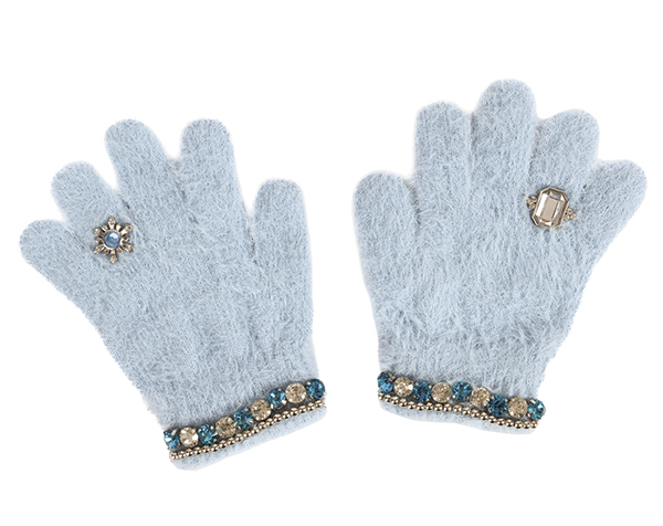 Boujee Bijou Gloves, Light Blue (1 pair) de GP NOVEDADES 