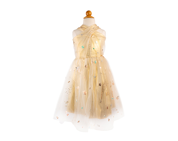 Eras Dress, Silver/Gold, SIZE US 3-4 de GP NOVEDADES 