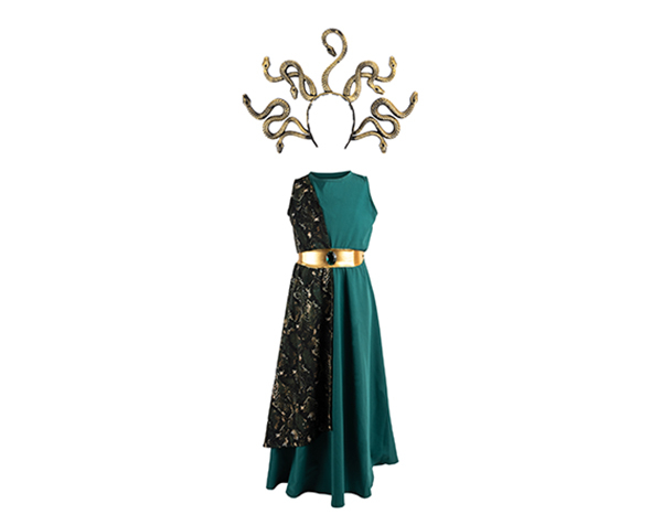 Medusa Dress with Headband, SIZE US 9-10 de GP NOVEDADES 