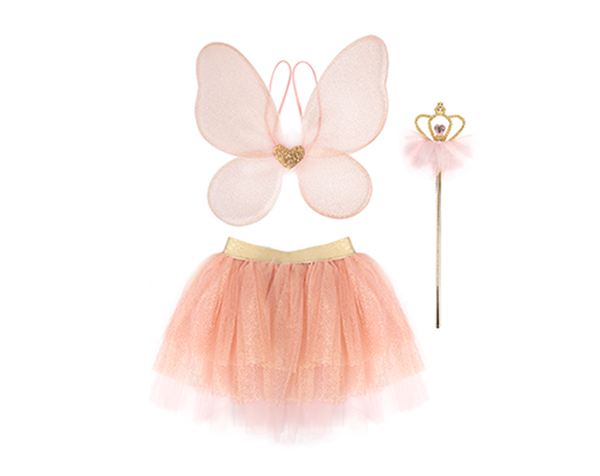 Royal Fairy Princess Skirt with Wings & Wand, Pink, SIZE US 4-6 de GP NOVEDADES 