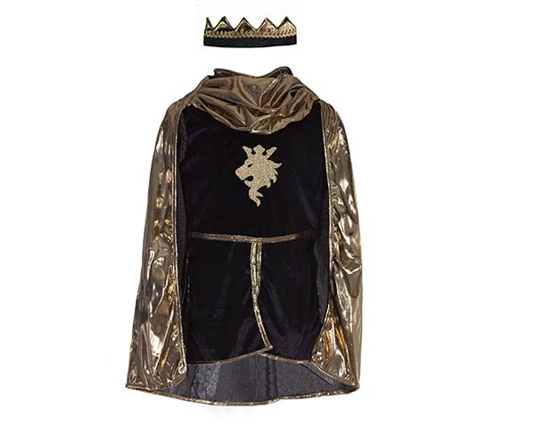 Gold Knight Cape Tunic with Crown, SIZE US 3-4 de GP NOVEDADES 