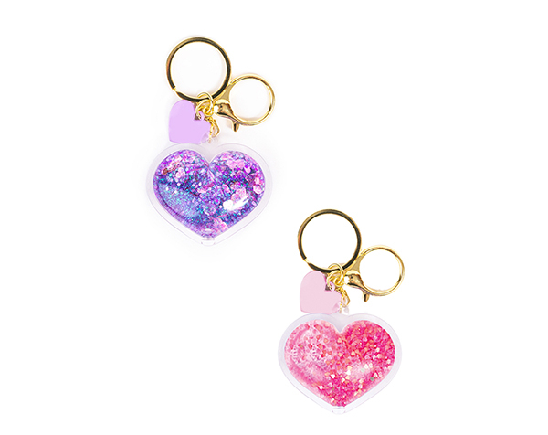 Boutique Sparkle Swirl Bag Charm, 2 styles assorted de GP NOVEDADES 