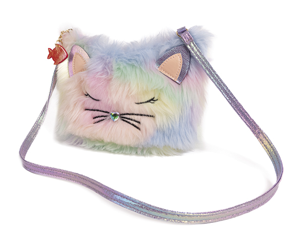Rainbow Furry Kitty Purse de GP NOVEDADES 