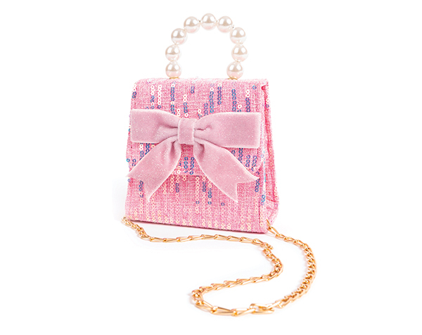 The Mademoiselle Mini Purse with Headband, Pink de GP NOVEDADES 