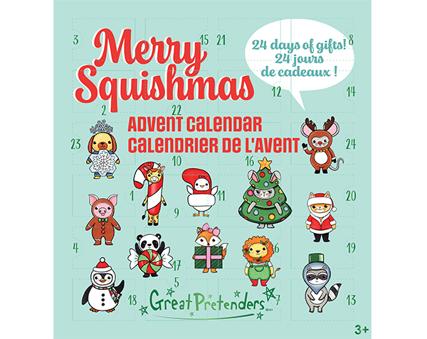 Merry Squishmas Advent Calendar Set (24 pcs) de GP NOVEDADES 