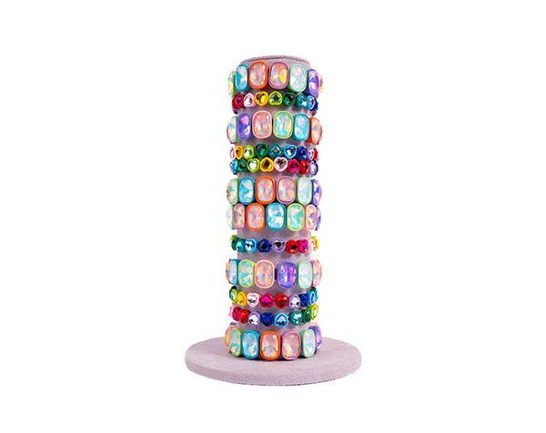 Rainbow Bright Bracelet Set (12 pcs), 2 styles assorted de GP NOVEDADES 