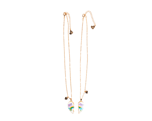 Bodacious Besties Tear and Share Necklace (2 pcs) de GP NOVEDADES 