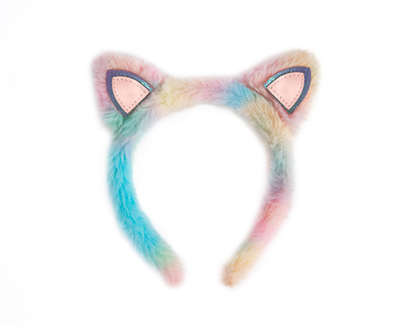 Rainbow Furry Kitty Headband de GP NOVEDADES 
