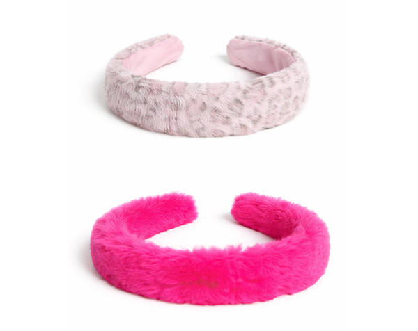 Plush Faux Fur Headband, 2 styles assorted de GP NOVEDADES 
