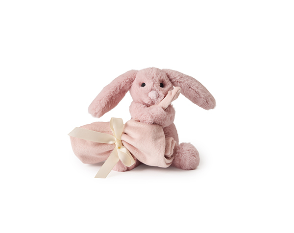 Bunny pink with comforter 15 cm de Teddy Hermann 