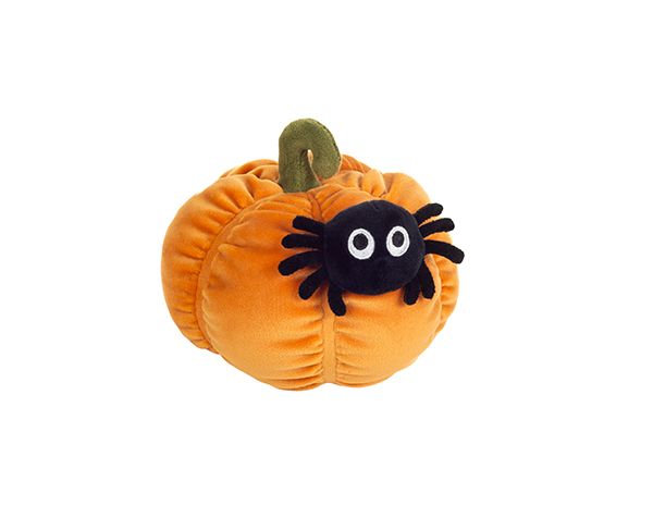 Pumpkin with spider 14 cm de Teddy Hermann Halloween Christmas