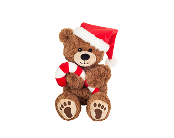 Christmas Bear with candy cane 30 cm de Teddy Hermann Halloween Christmas