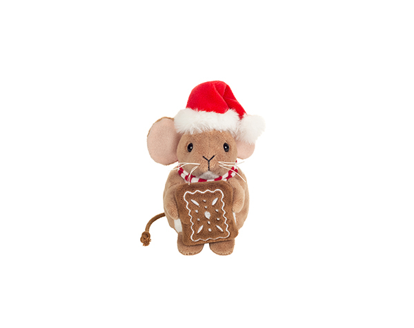 Christmas Mouse with gingerbread cookie 11 cm de Teddy Hermann Halloween Christmas